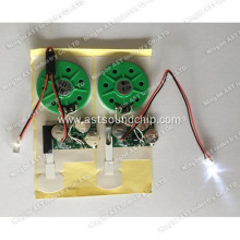 LED Voice Module,Slide tongue sound chip, LED Pre-Recording Voice Chip